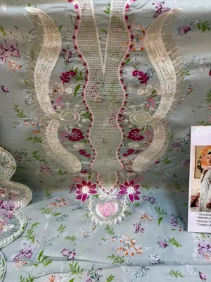 Premium Jacquard 3Pc – Embroidery & Lace Work